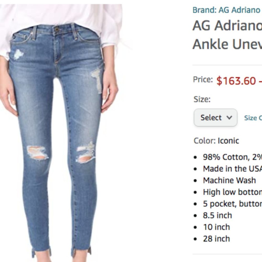 AG Adriano Goldschmied The Middi Ankle